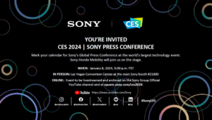 Sony CES 2024 Event